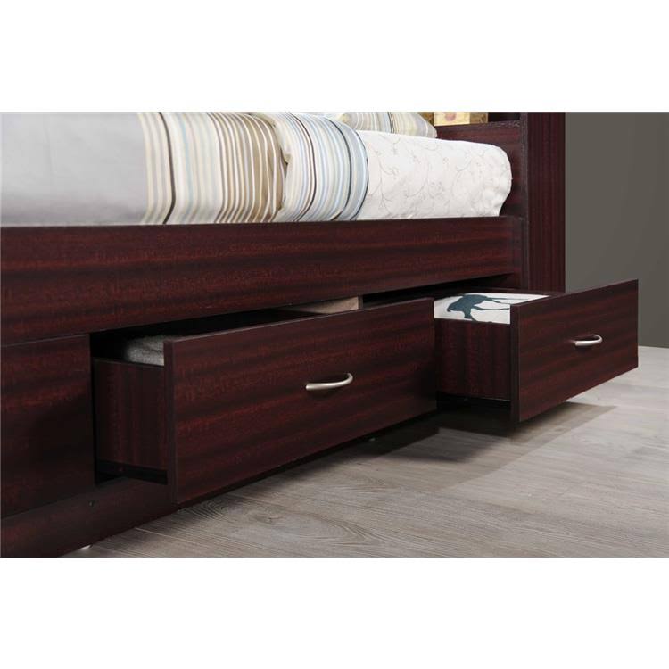 Twin-size Captain Bed with 3-Drawers and Headboard N46751