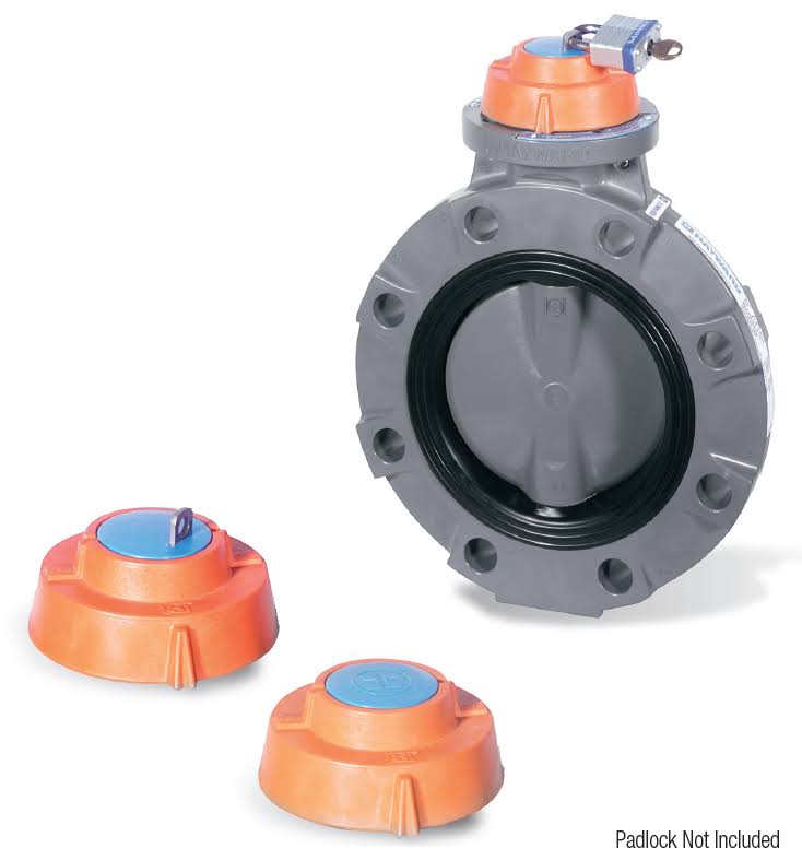 Butterfly Valve Cap with 316SS Lock Tab M201746