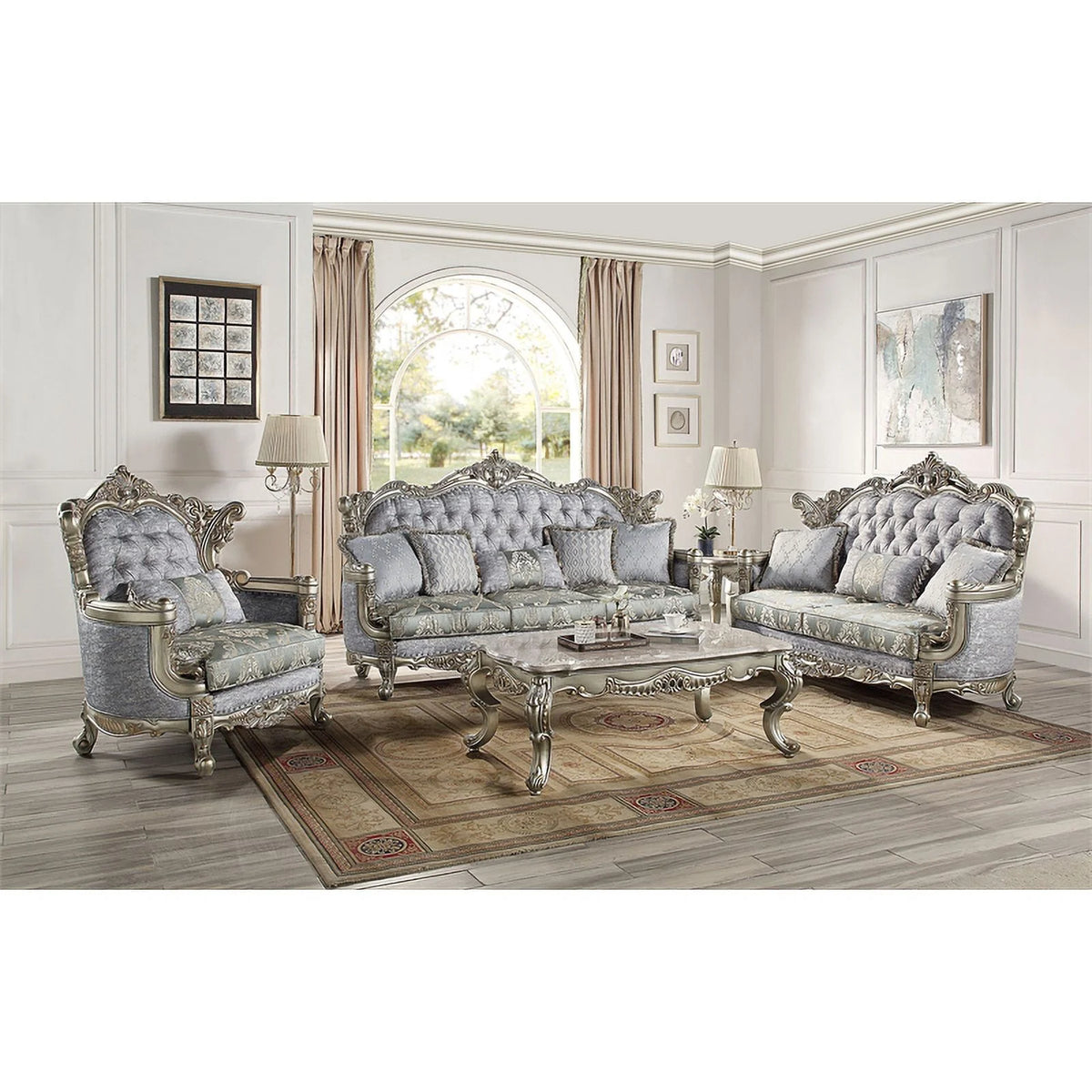 Marble & Wood Coffee Table C268289