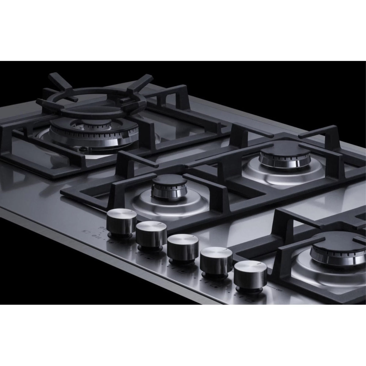 36" Stainless Steel 5-Burner Gas Cooktop with Cast Iron Grates X24536