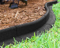 Black Rubber No Dig Landscape Garden Border Edging Pack 6 S7532