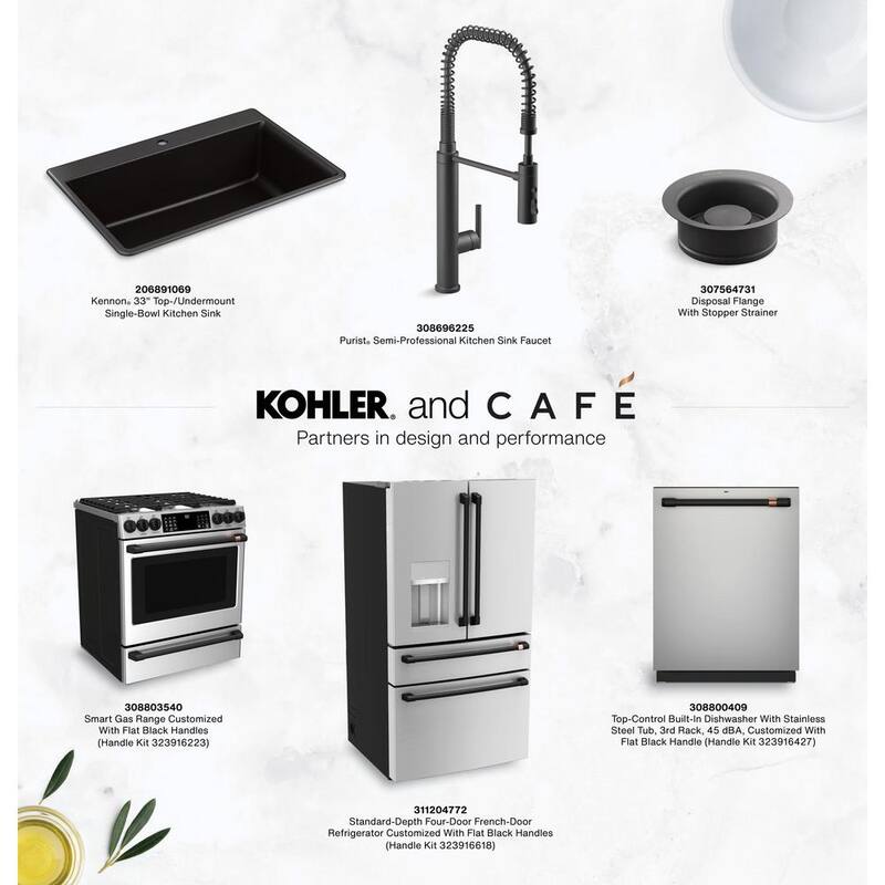 Range Handle and Knob Kit in Flat Black L366