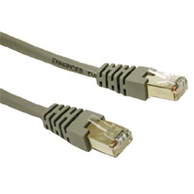 150ft Cat5e Molded Shielded (STP) Network Patch Cable Gray N69496