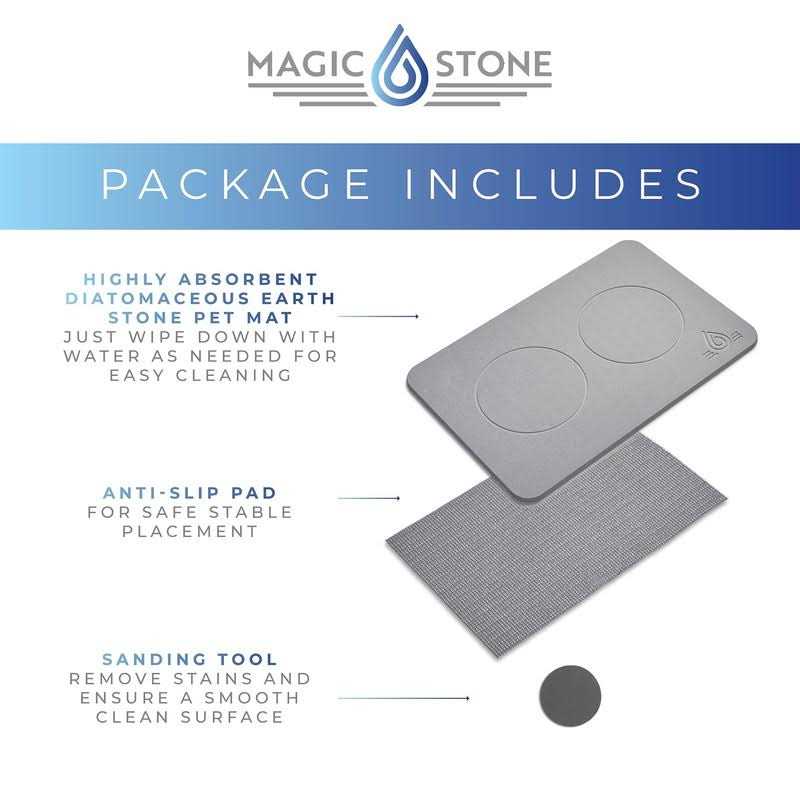Natural Stone Quick Absorbent Pet Feeding Mat A585517