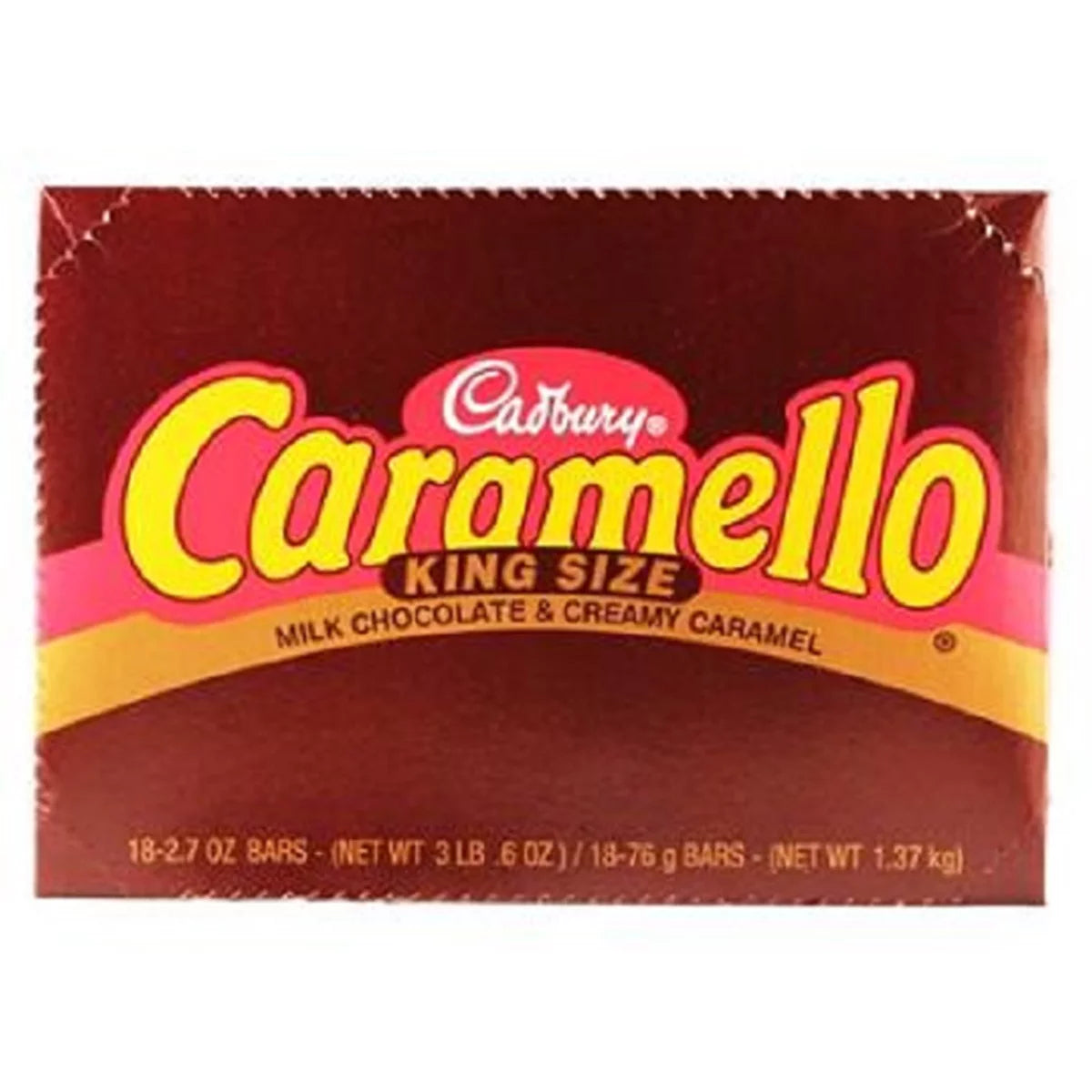 King Size Milk Chocolate & Creamy Caramel 18 Count 2.7 oz F68137