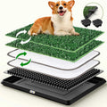 Super Absorbent Dog Grass Pad with Tray 4-Layer F192153