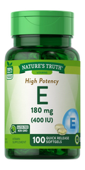 Vitamin E 400 IU Quick Release 100ct 5-Pack M237457