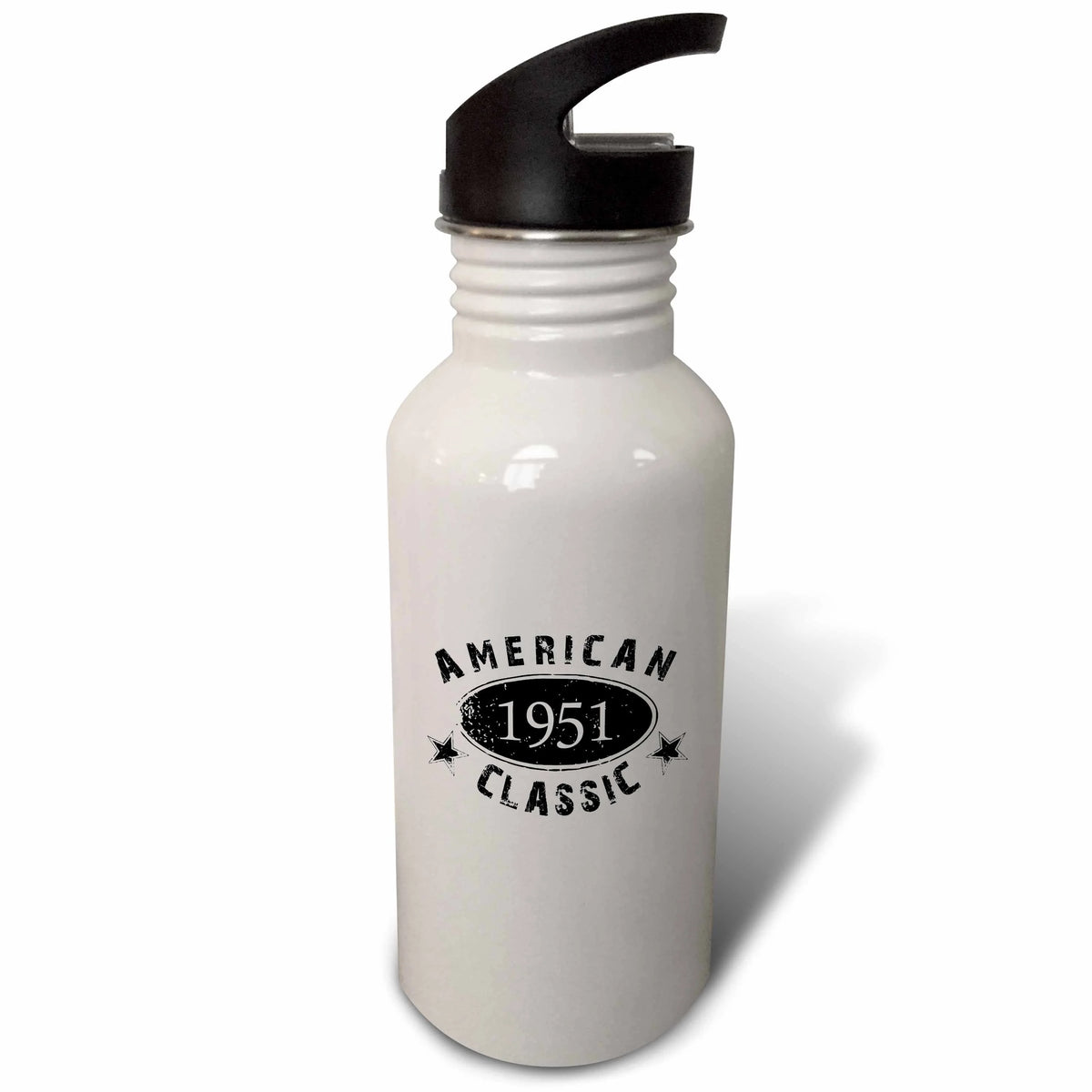 21 oz Black Sports Water Bottle V2327