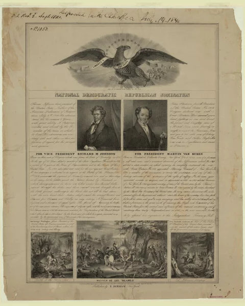 1840 National Democratic Republican Nomination Print Q68045