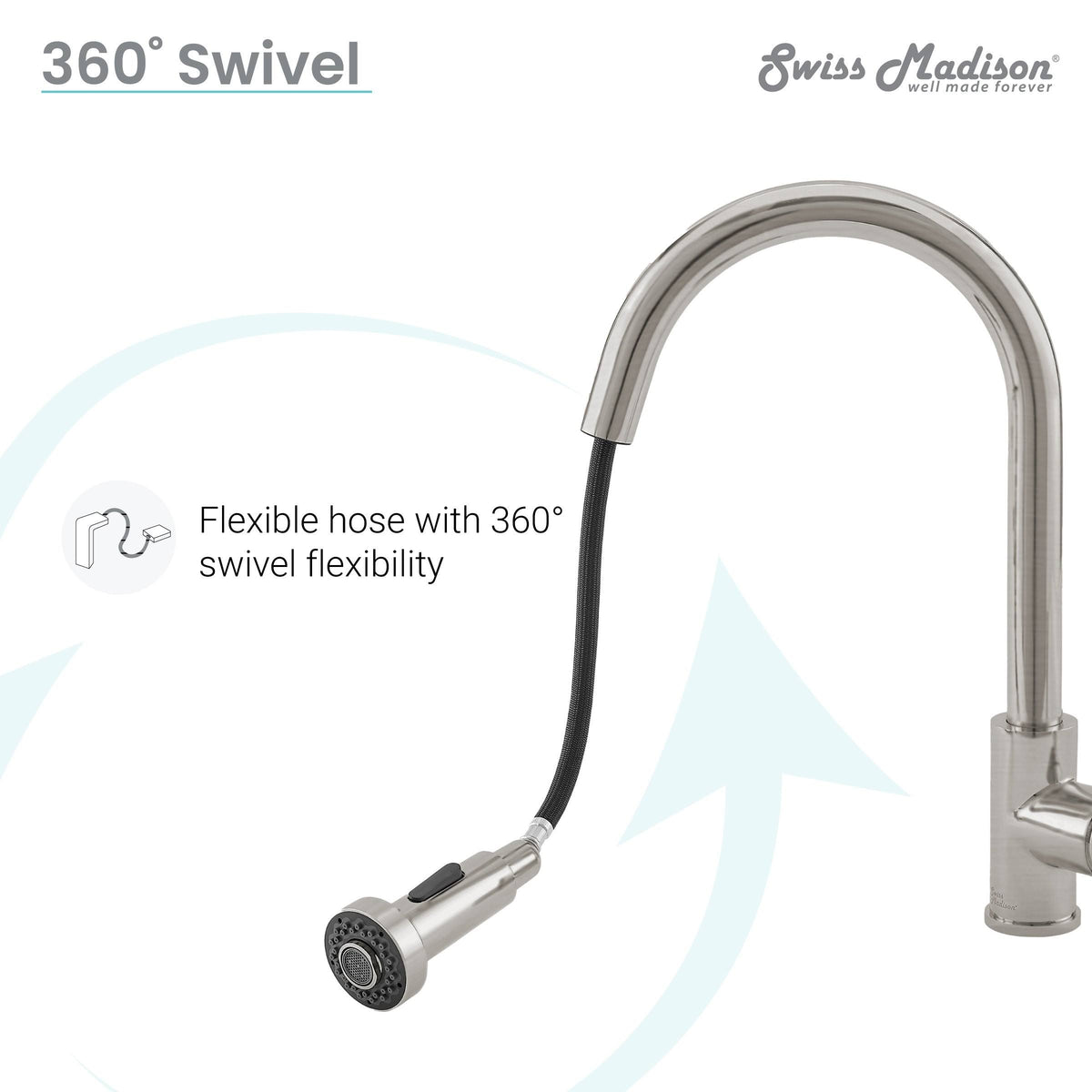 Chrome Pull Out Single Handle Kitchen Faucet O191170