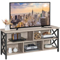 Gray TV Stand with Storage K4223