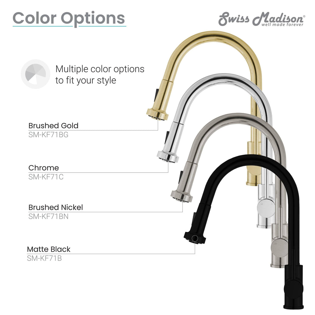 Chrome Pull Out Single Handle Kitchen Faucet O191170