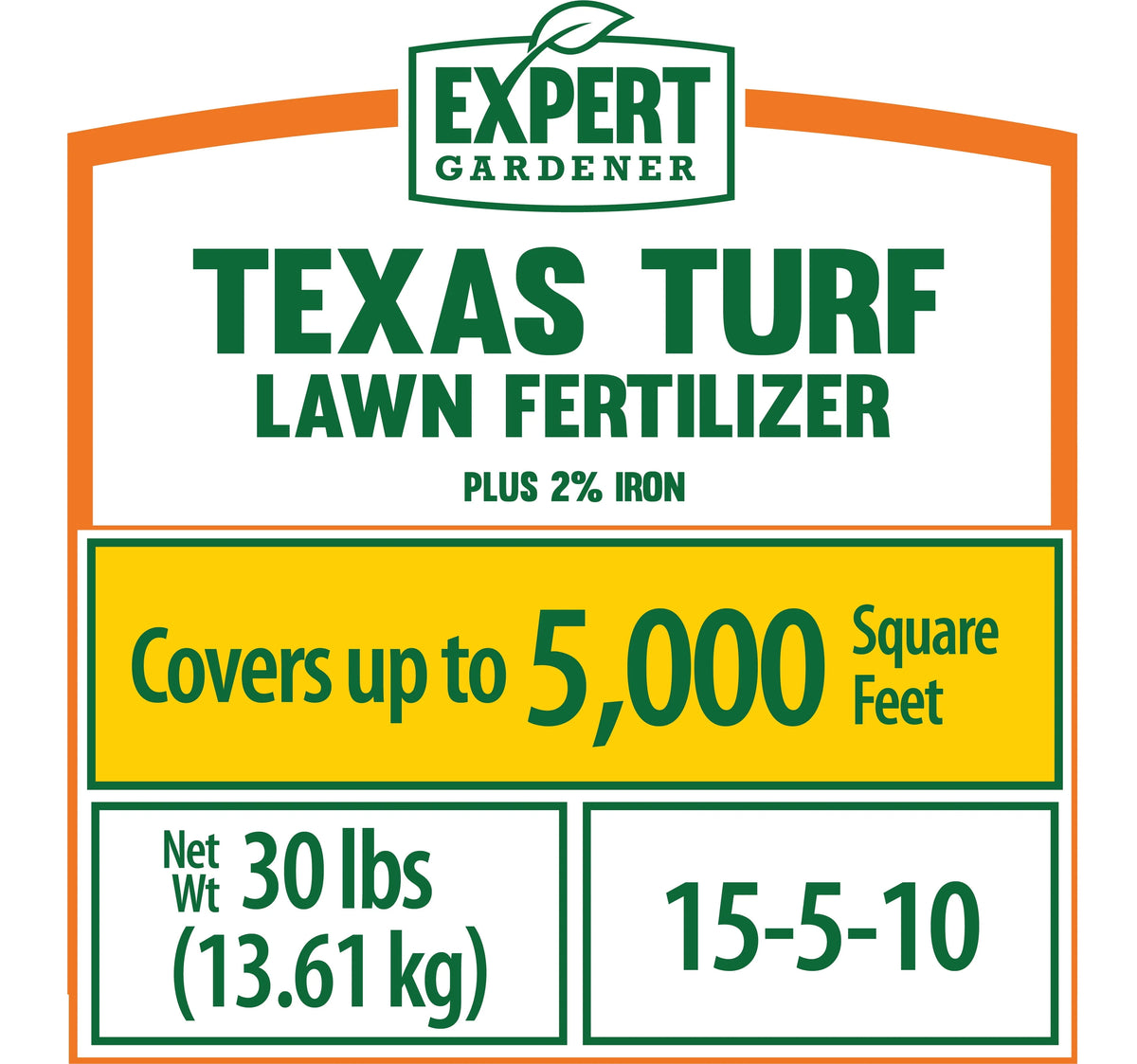Lawn Food Plus 2% Iron Fertilizer 15-5-10, 30.2 lb. Z948
