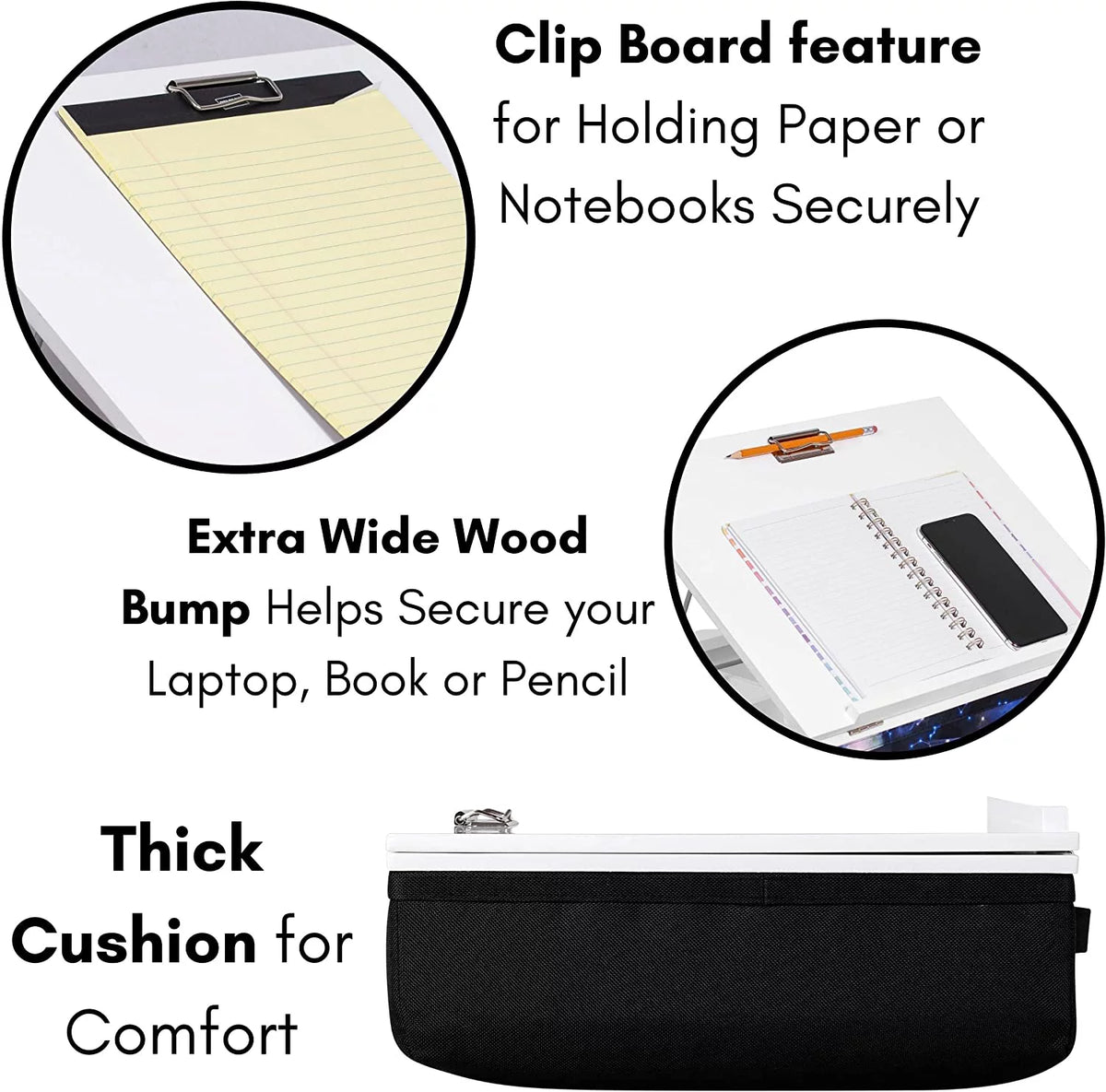 Lap Desk with Storage and Cushion R54390