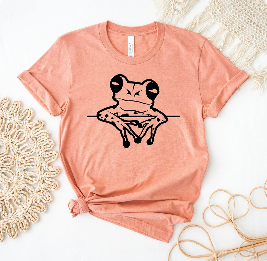 Frog Peeking T-shirt Unisex Q788611