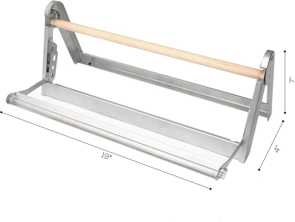 18" Wrapping Paper Roll Cutter Dispenser with Serrated Blade, Pack of 2 R85597