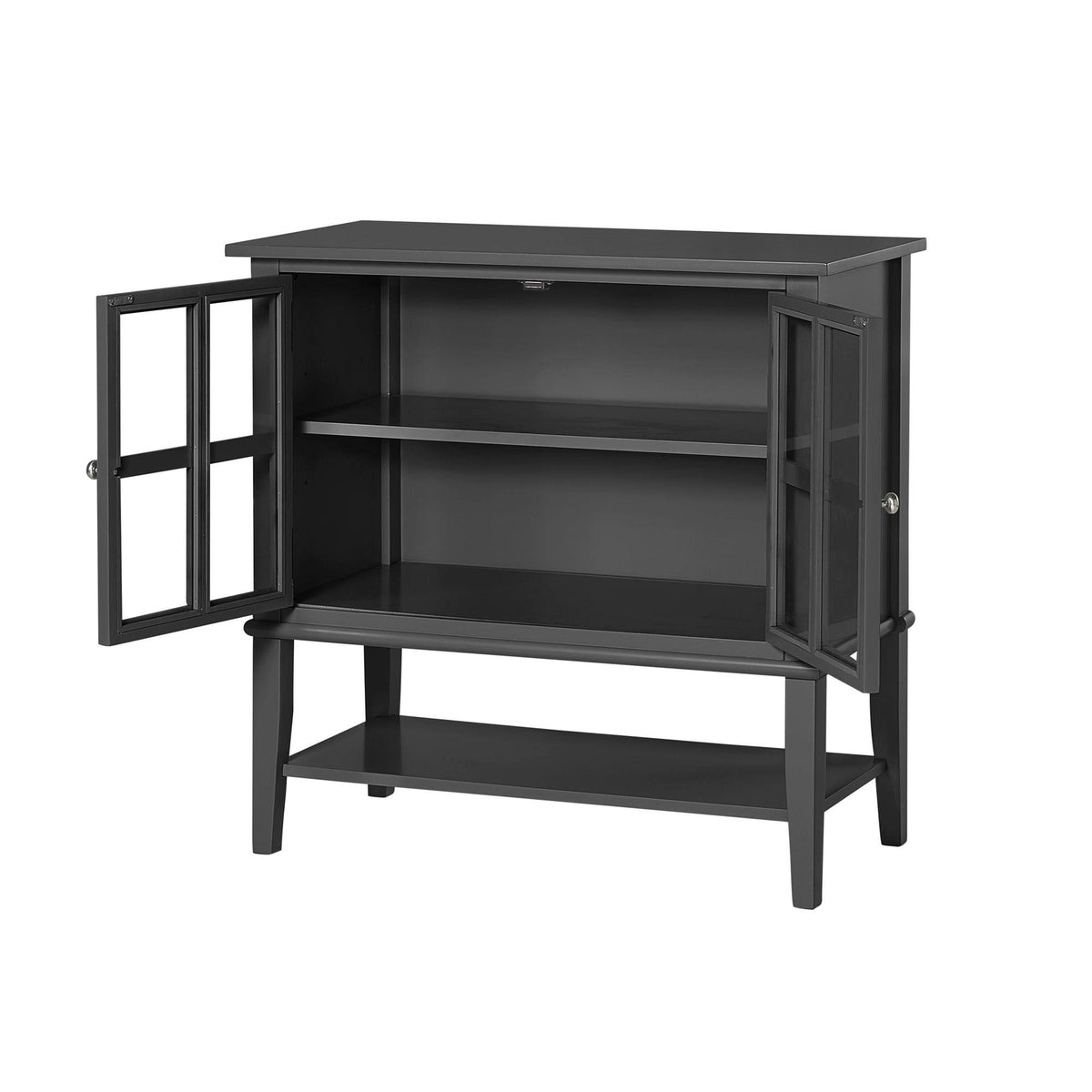 Black 2-Door Storage Cabinet O57101