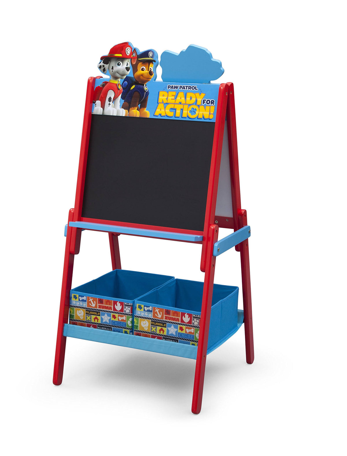 Wooden Double Sided Activity Easel with Storage Z387