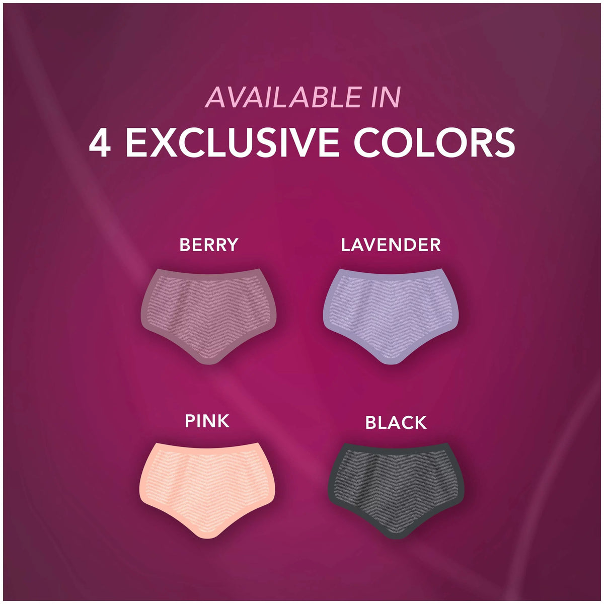 Pink Incontinence Underwear U9802