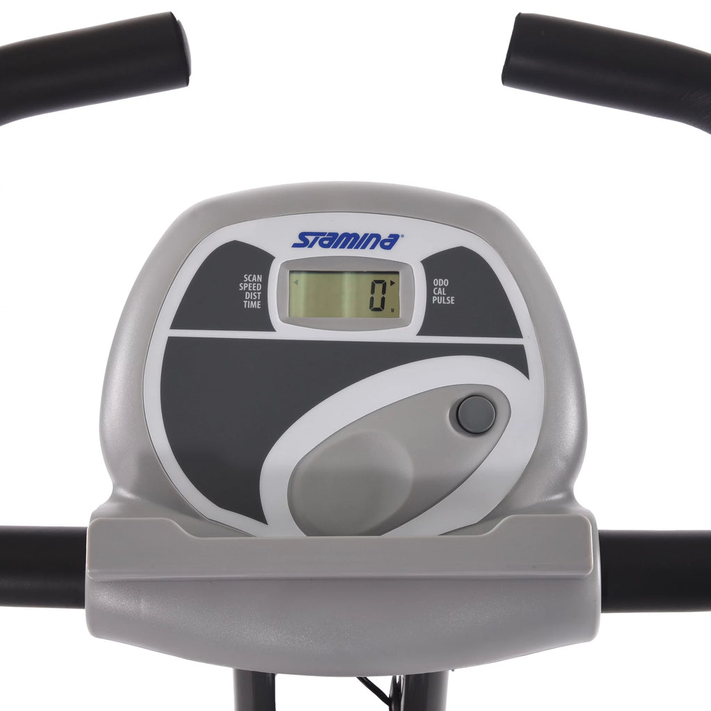 Folding Upright Exercise Bike with Padded Seat R419480