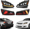 LED Projector Headlight with Tail Light Set of 4 Z26922