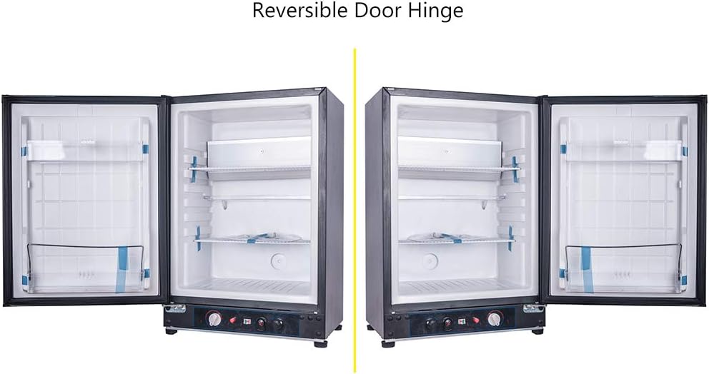 3 Way Propane Refrigerator with Freezer for RV Camper K723587