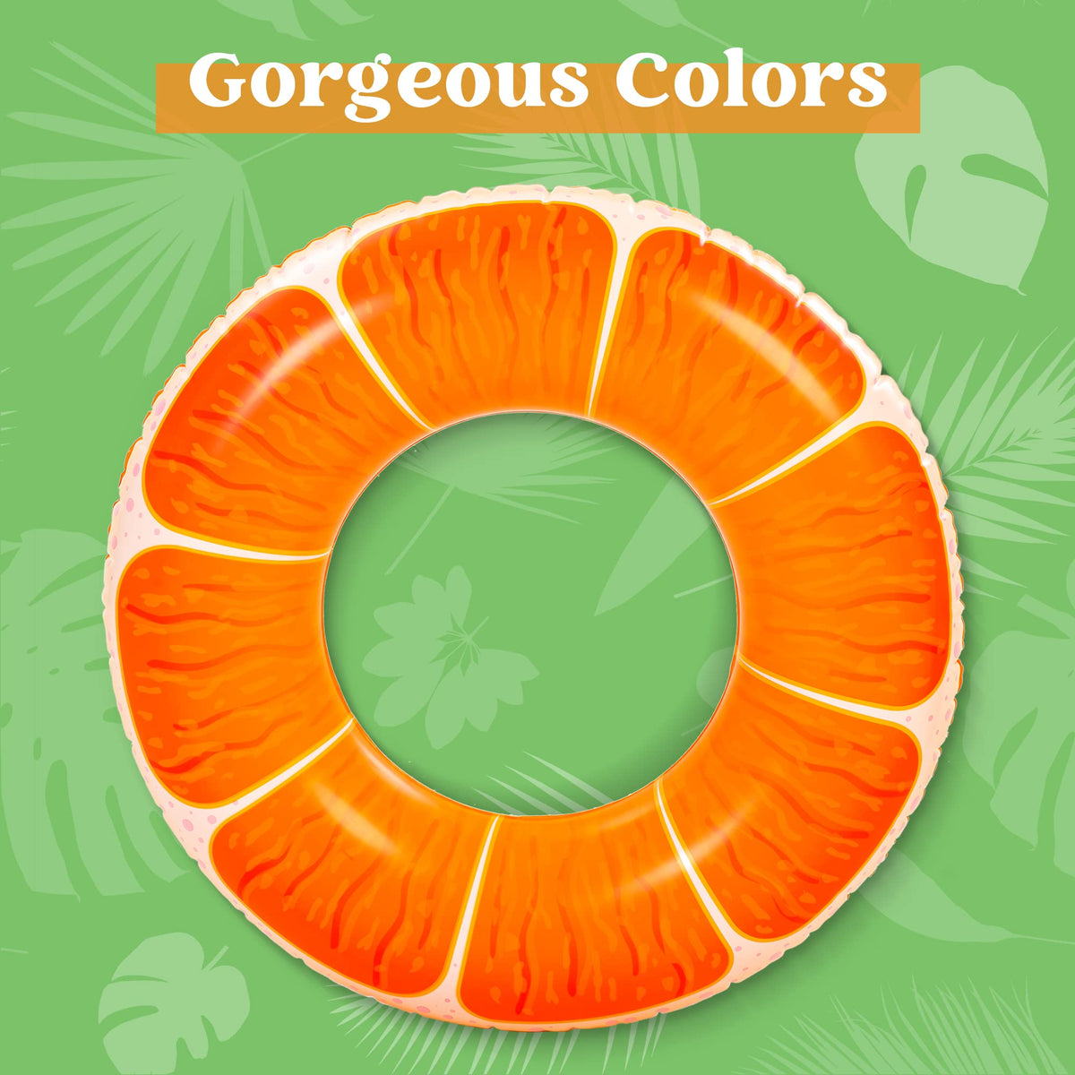 4 Pcs Inflatable Fruit Pool Floats M183529