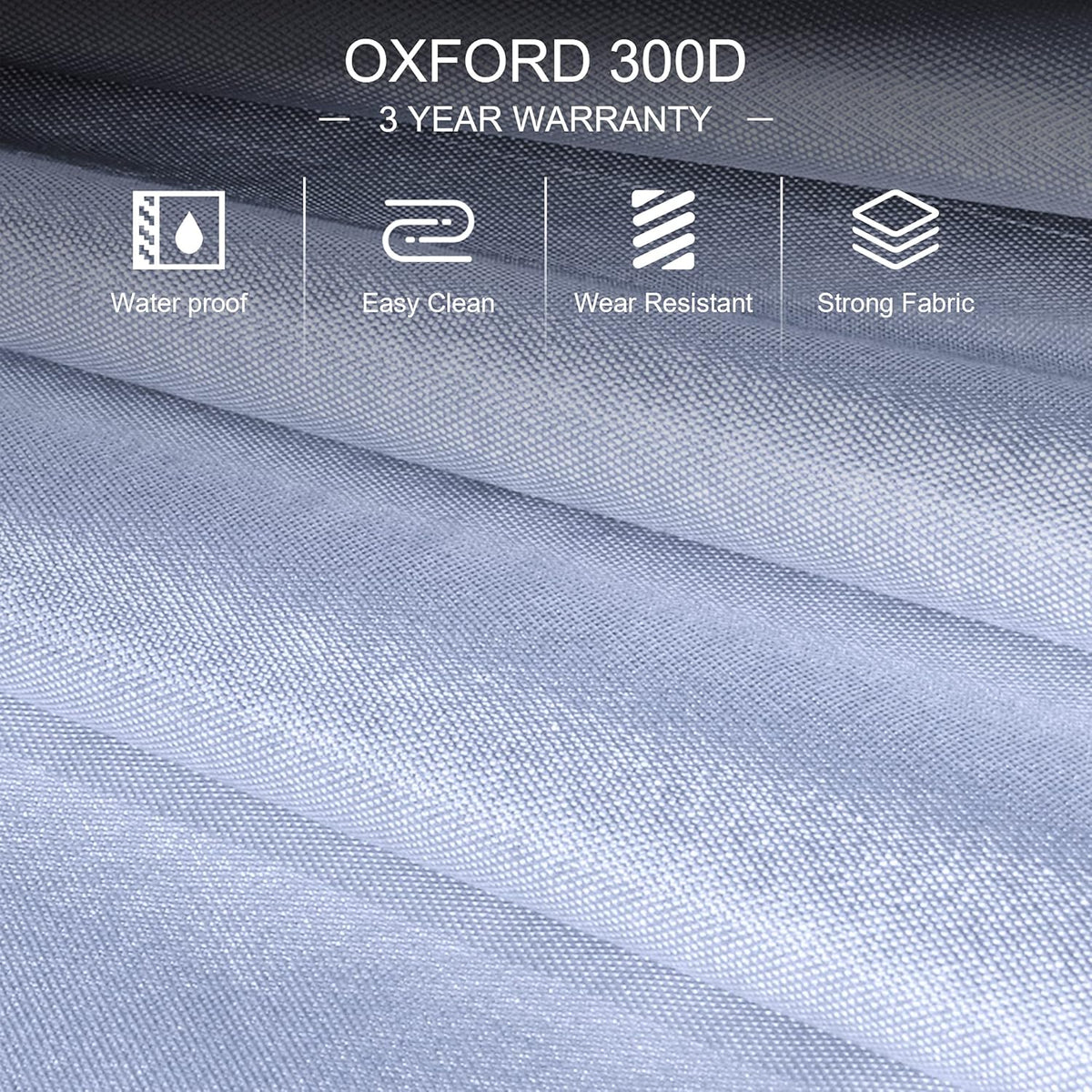 Waterproof 300D Oxford Full Exterior Truck Cover with Zipper D28249