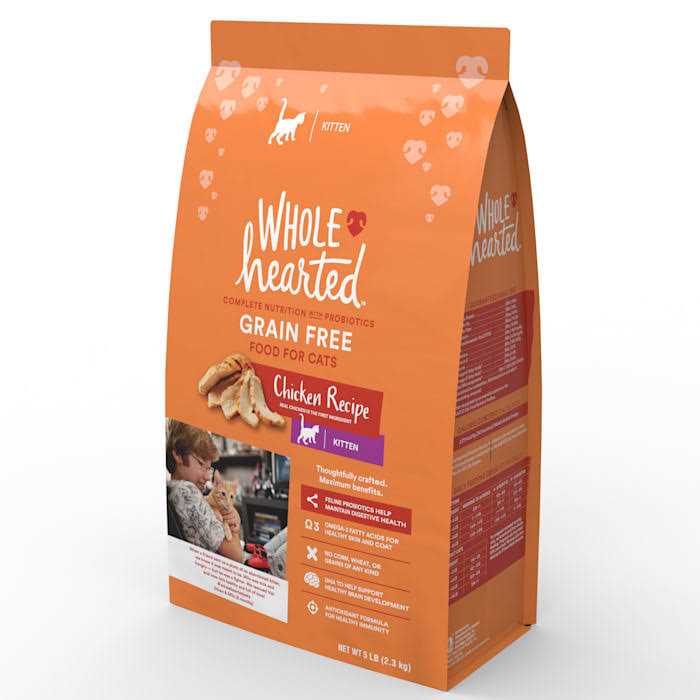 Grain Free Chicken Recipe Dry Kitten Food C694