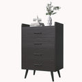 White 4 Drawer Wood Dresser Y544113