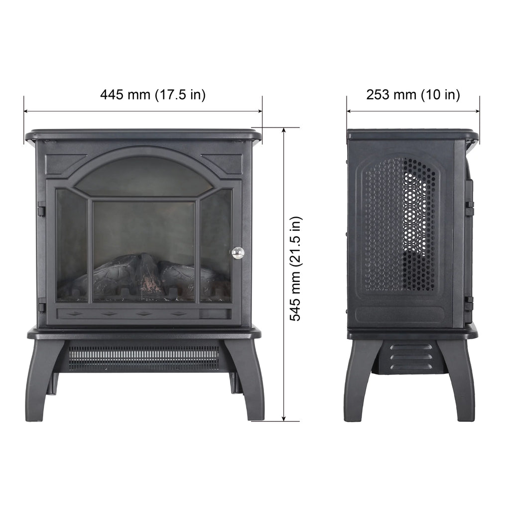 18" Electric Fireplace Stove with Remote Control M167040