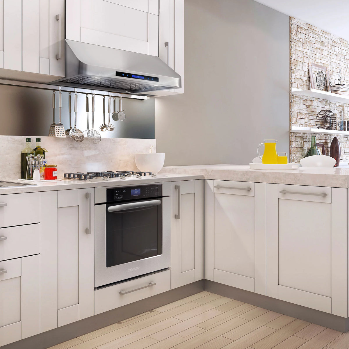 36 in. Ducted Under Cabinet Range Hood in Stainless Steel P709602