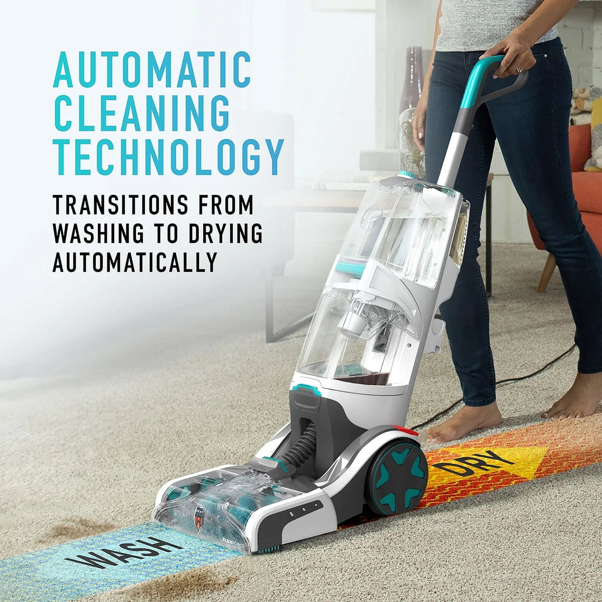 Upright Carpet Cleaner Washer Scrubber & Shampooer U3244