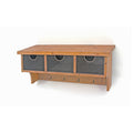Wood Wall Shelf with 4 Hooks Y476412