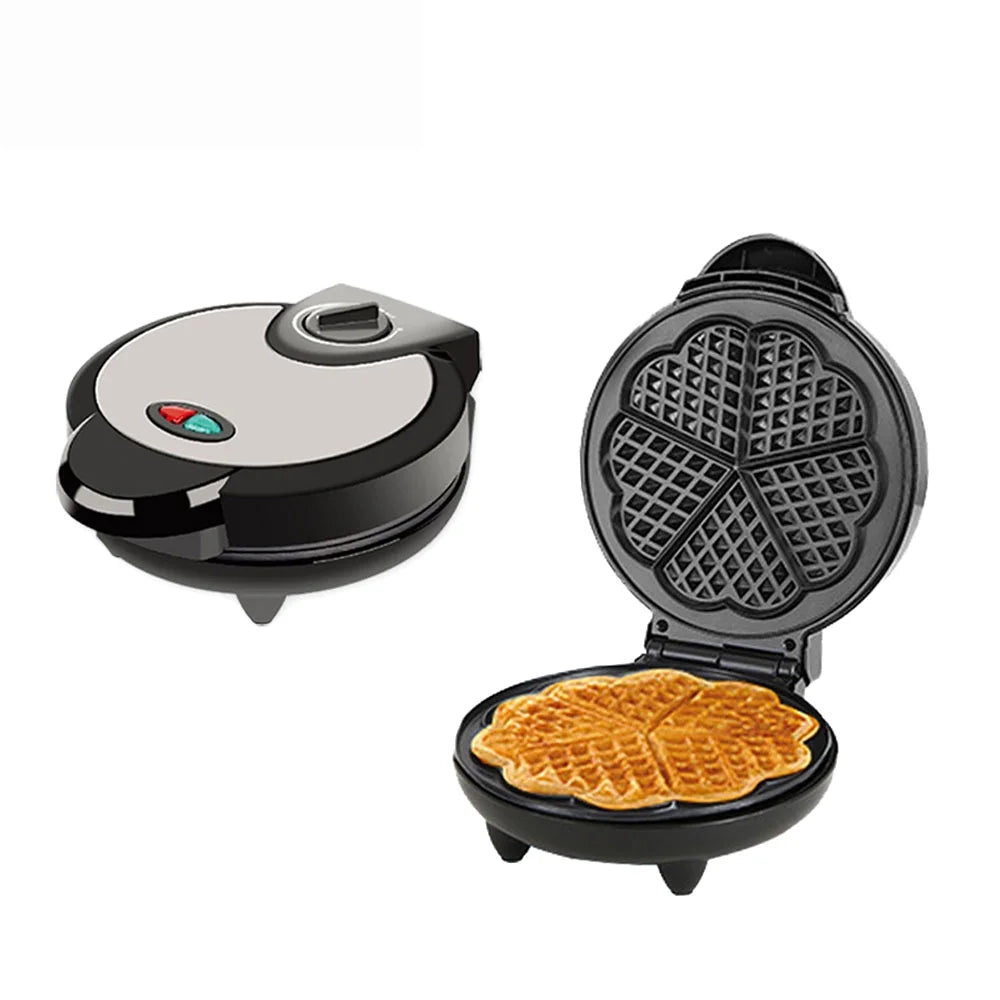 Heart-shaped Waffle Maker 1000w B7697