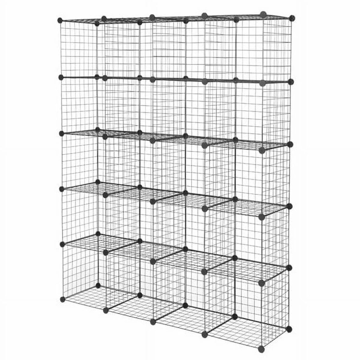 20-Cube Wire Cube Storage Organizer Shelves H847