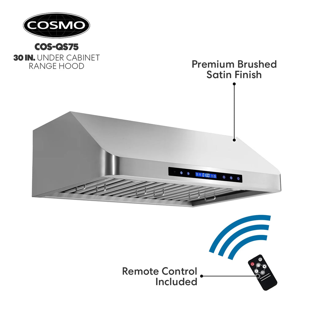 36 in. Ducted Under Cabinet Range Hood in Stainless Steel P709602