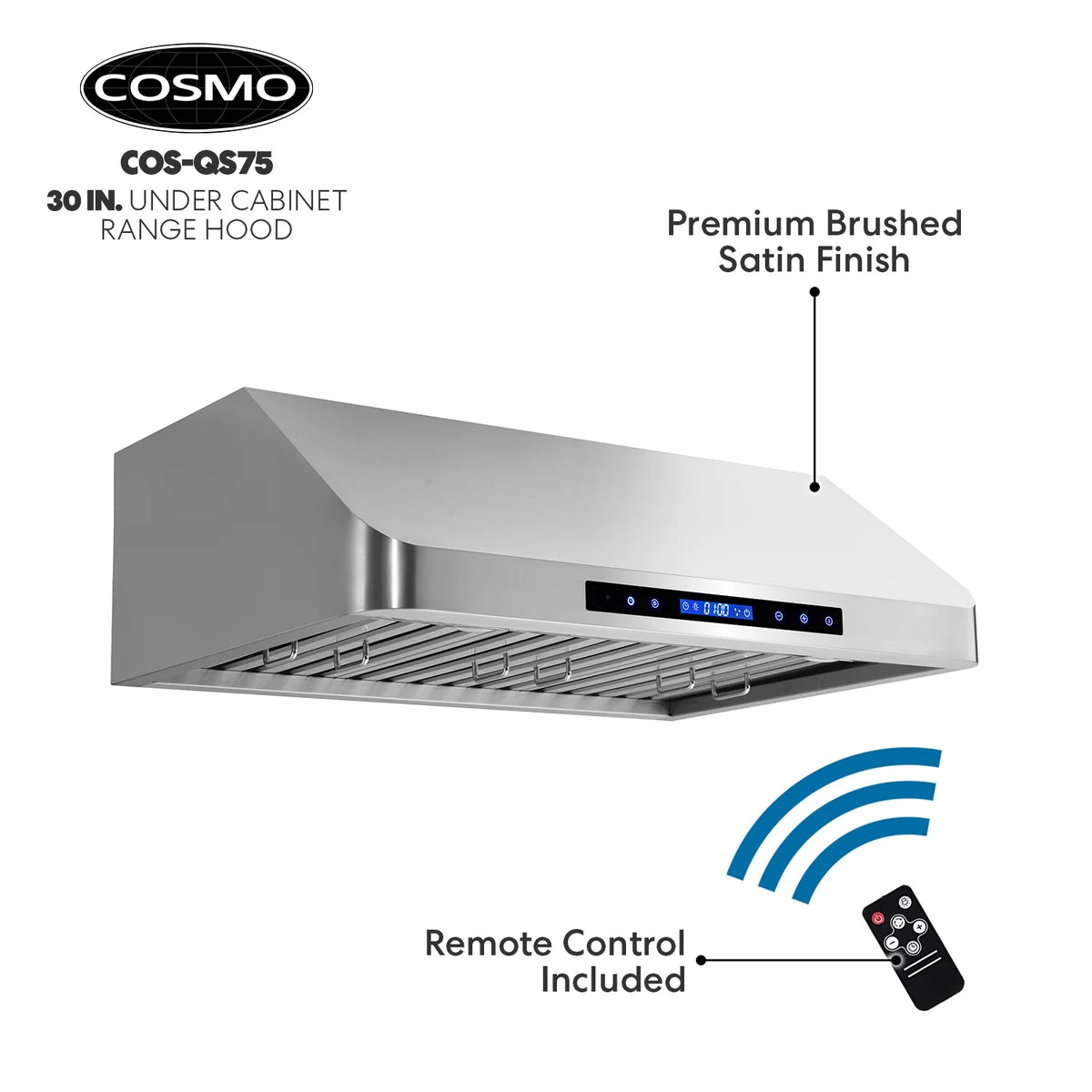36 in. Ducted Under Cabinet Range Hood in Stainless Steel P709602