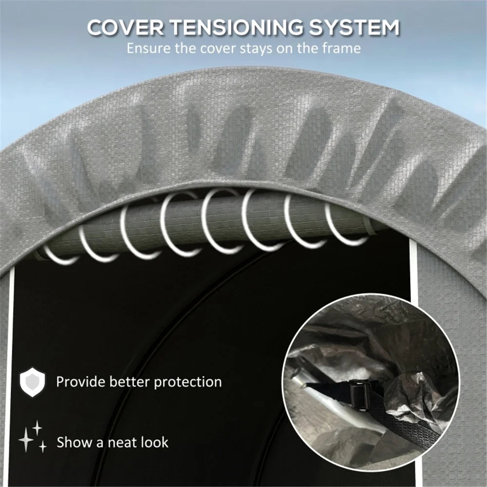 Dark Gray Outdoor Storage Tent Q439