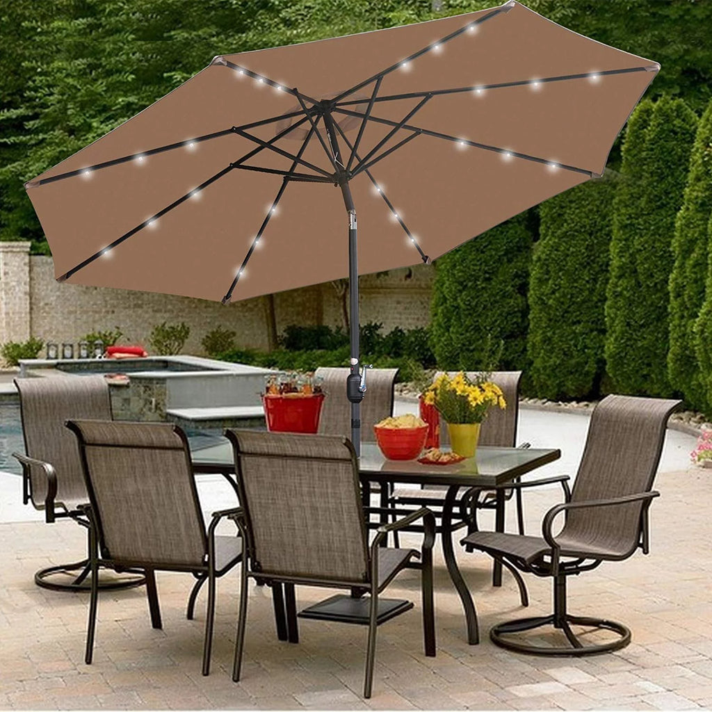 10 ft Patio Umbrella with Crank Lift System N52283