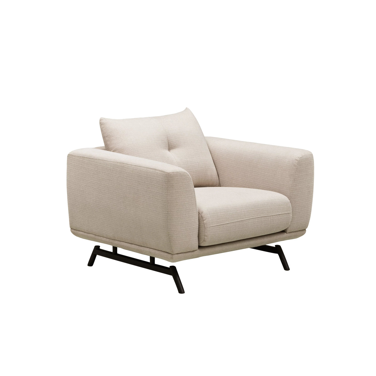 Cream 3-pc Fabric Sofa and 2 Chairs Set K894949