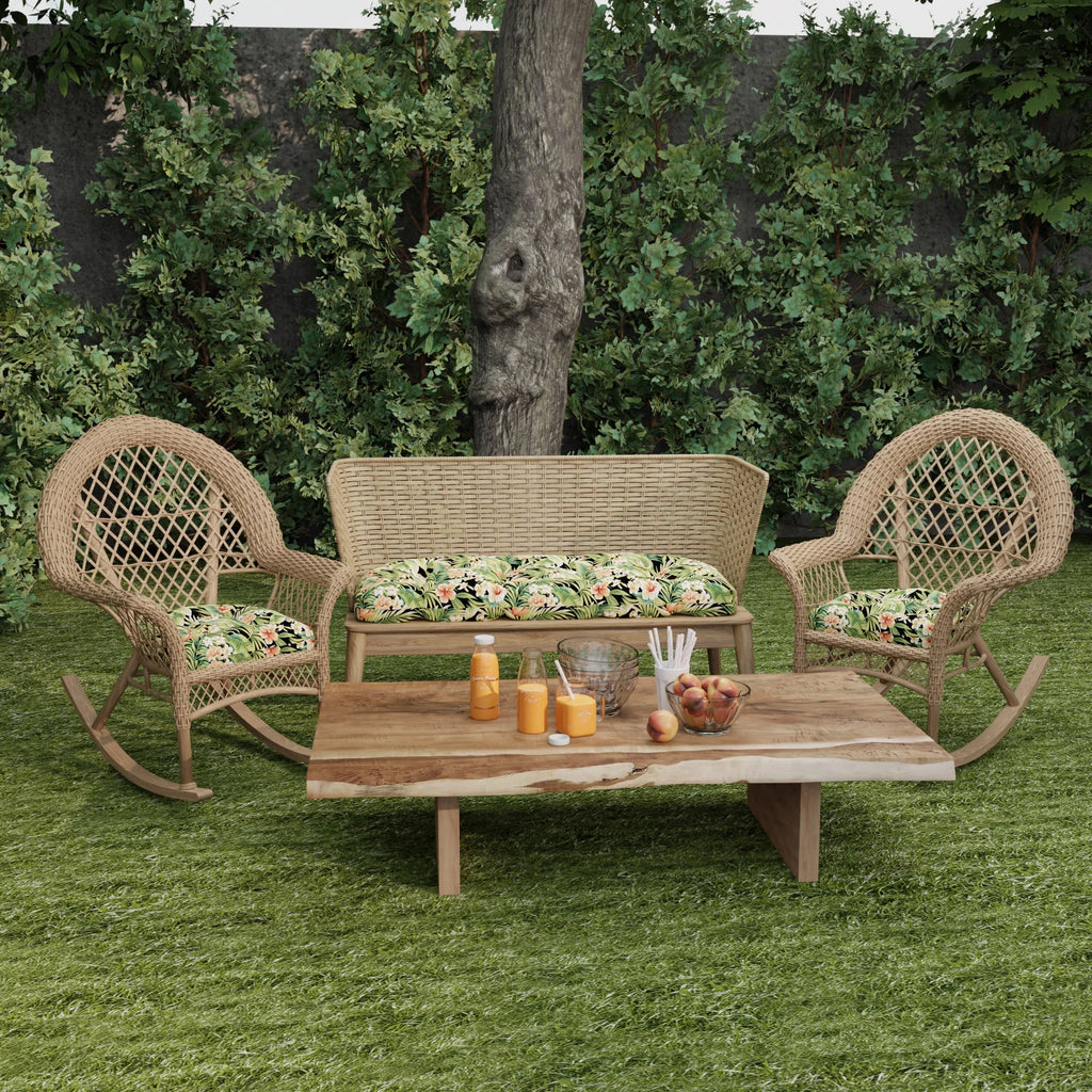 3-Piece Tufted Outdoor Cushion Set W571207
