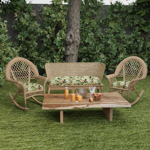 3-Piece Tufted Outdoor Cushion Set W571207
