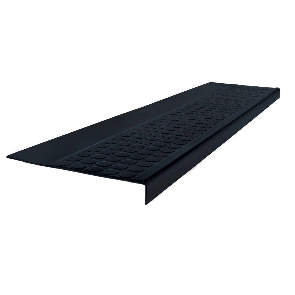 Black Rubber Square Nose Stair Tread Z473893