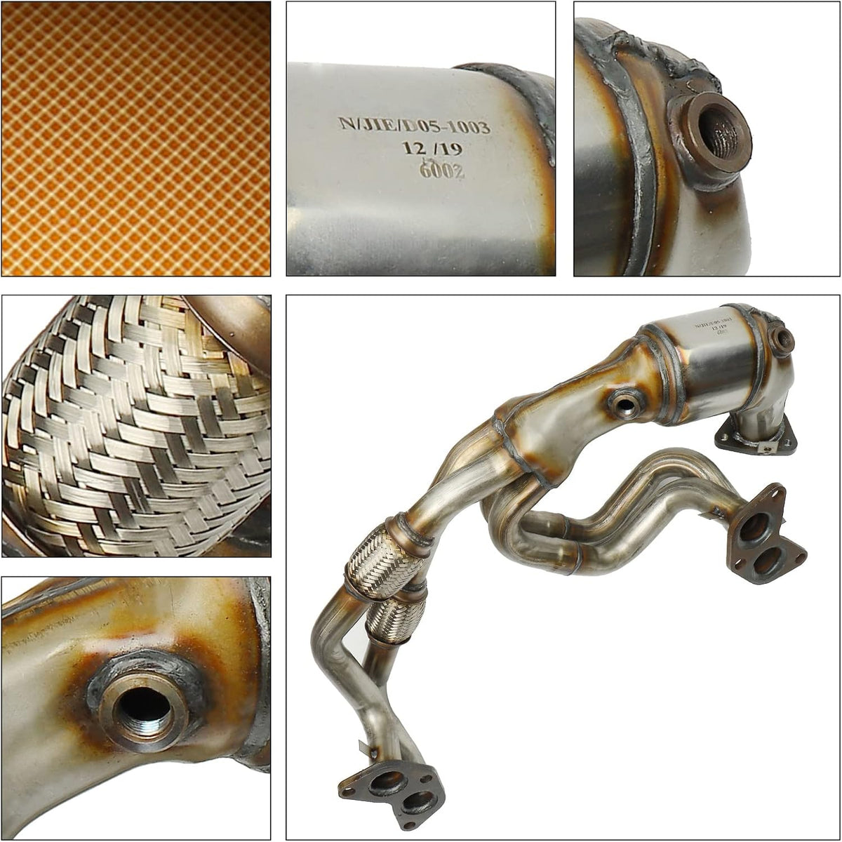Catalytic Converter with Gasket Kit Exhaust Manifold V414