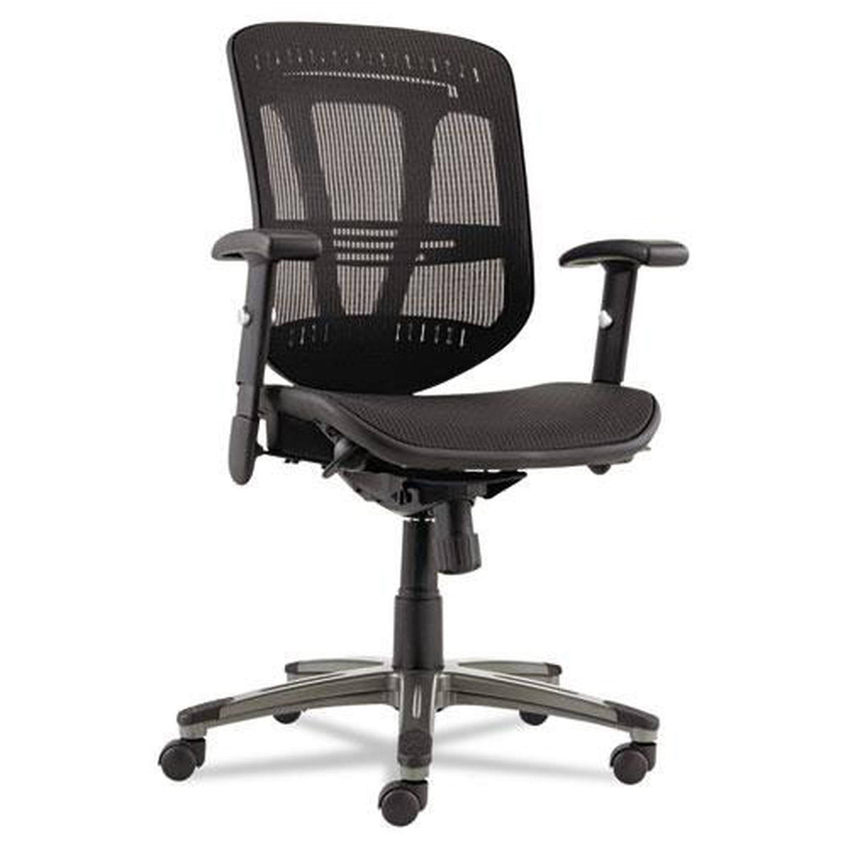 Black Mid-Back Suspension Mesh Chair P912