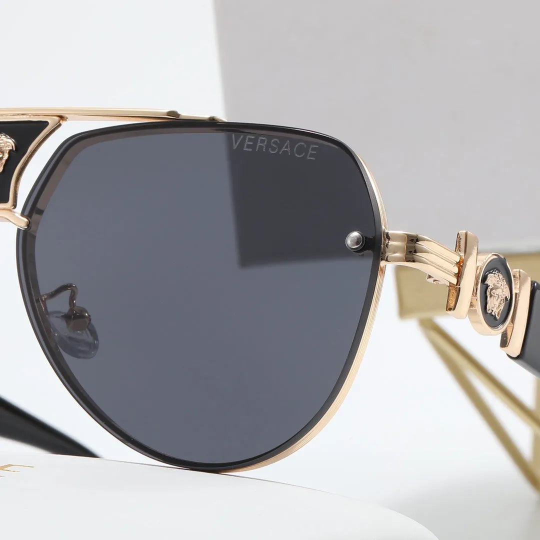 Oval Double Bridge Polarized Sunglasses B203945