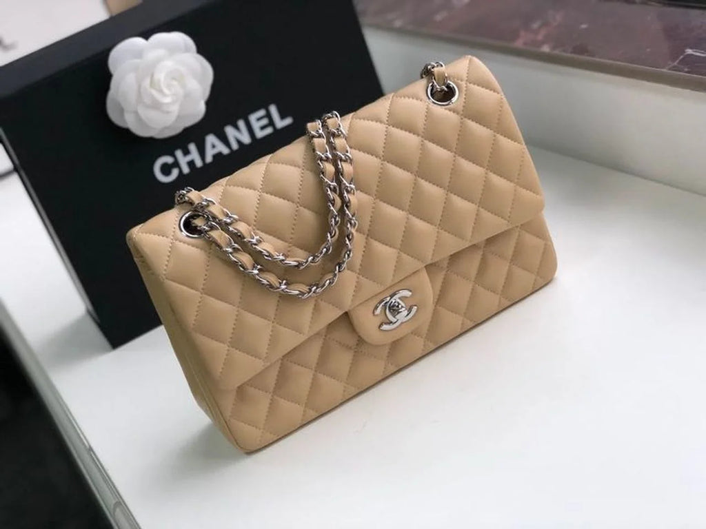 Beige Shoulder and Crossbody Handbag L191