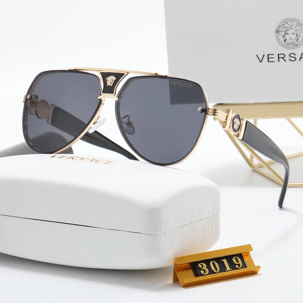 Oval Double Bridge Polarized Sunglasses B203945