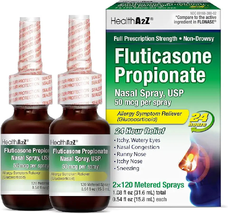Fluticasone Propionate Nasal Spray 2 Packs F576